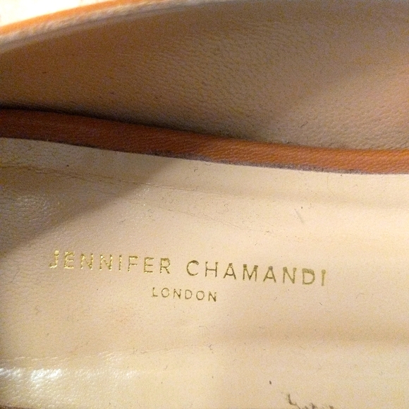 JENNIFER CHAMANDI 'Lorenzo 20' Leopard Print Calf Hair/Leather Ballet Flats - Picture 10 of 12